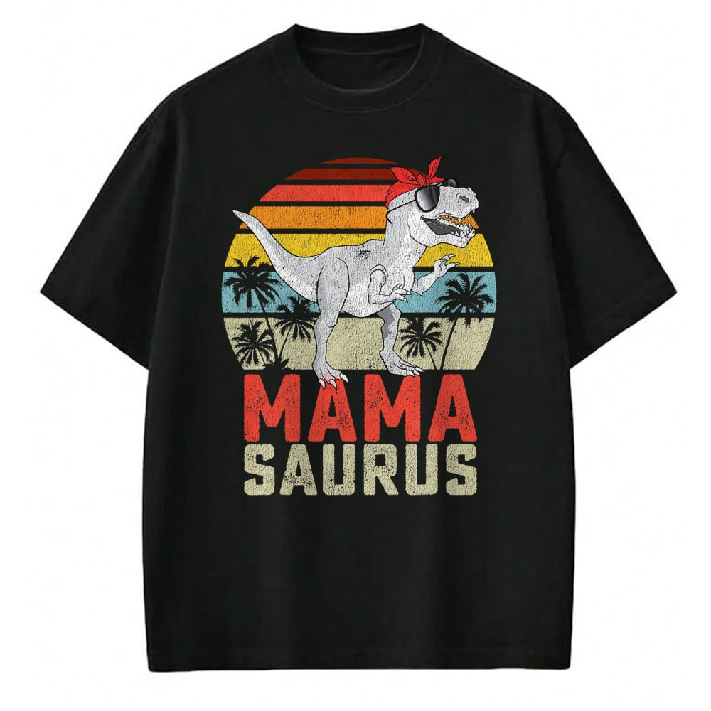 Gift for Mom Shirt, Funny Mom Unisex T-Shirt/Hoodie/Sweatshirt HLT00 - Mamasaurus T Rex Dinosaur Mama Saurus Family Matching Women T-Shirt