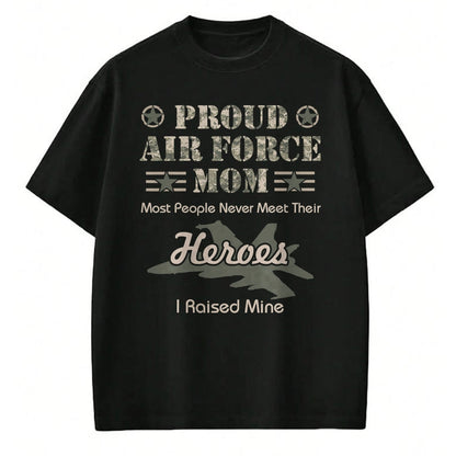 Gift for Mom Shirt, Funny Mom Unisex T-Shirt/Hoodie/Sweatshirt HLT00 - Proud Air Force Mom T-Shirt