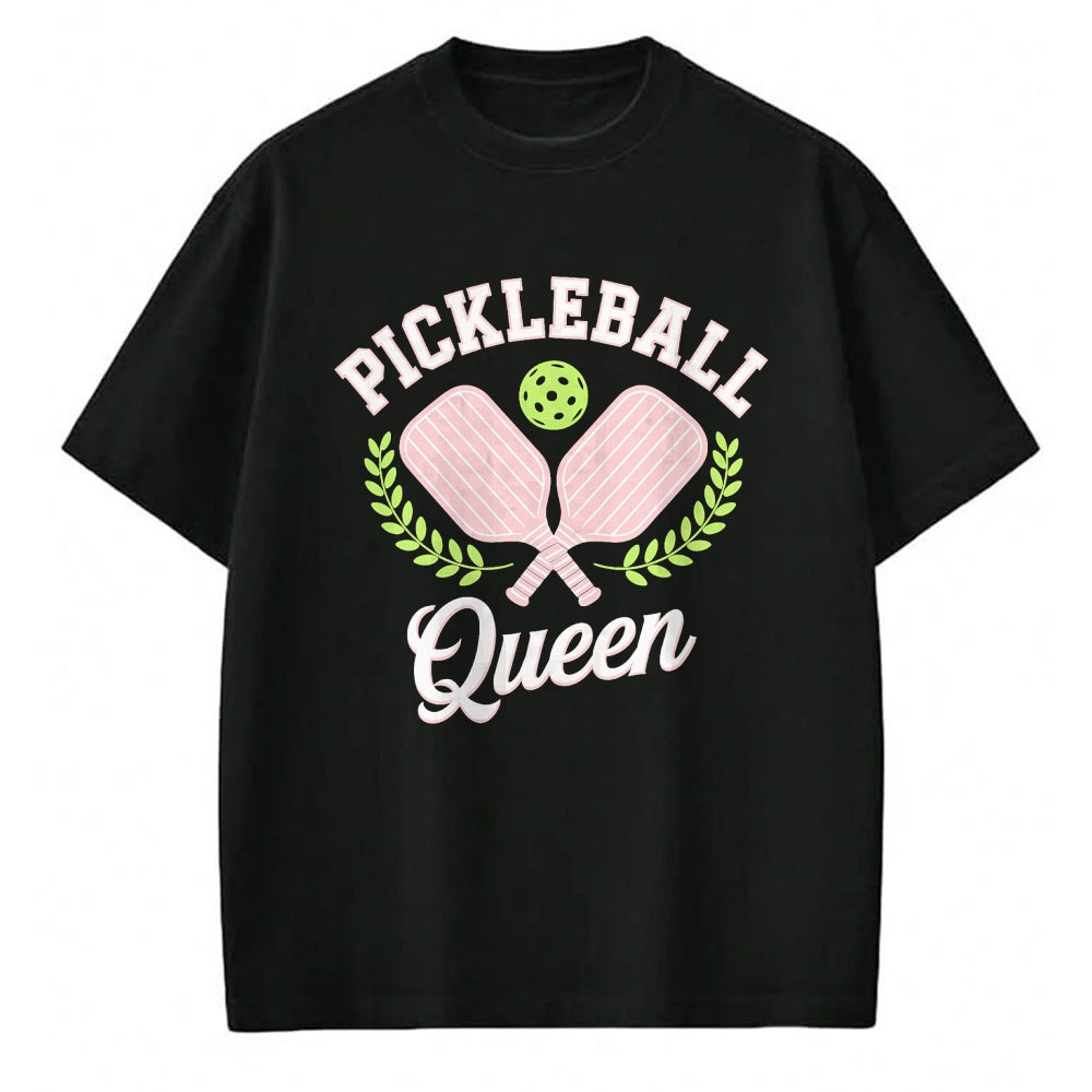 Funny Pickleball Shirt, Pickleball Lover Unisex T-Shirt/Hoodie/Sweatshirt HLT00 - Pickleball Queen Funny Pickleball Player T-Shirt