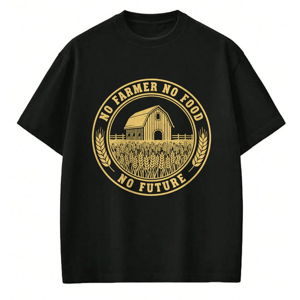 Best Farmer Life Shirt, Funny Farmer UnisexT-Shirt/Hoodie/Sweatshirt HLT00 - No Farmers No Food No Future Farmer Market Farming Vintage Long Sleeve T-Shirt
