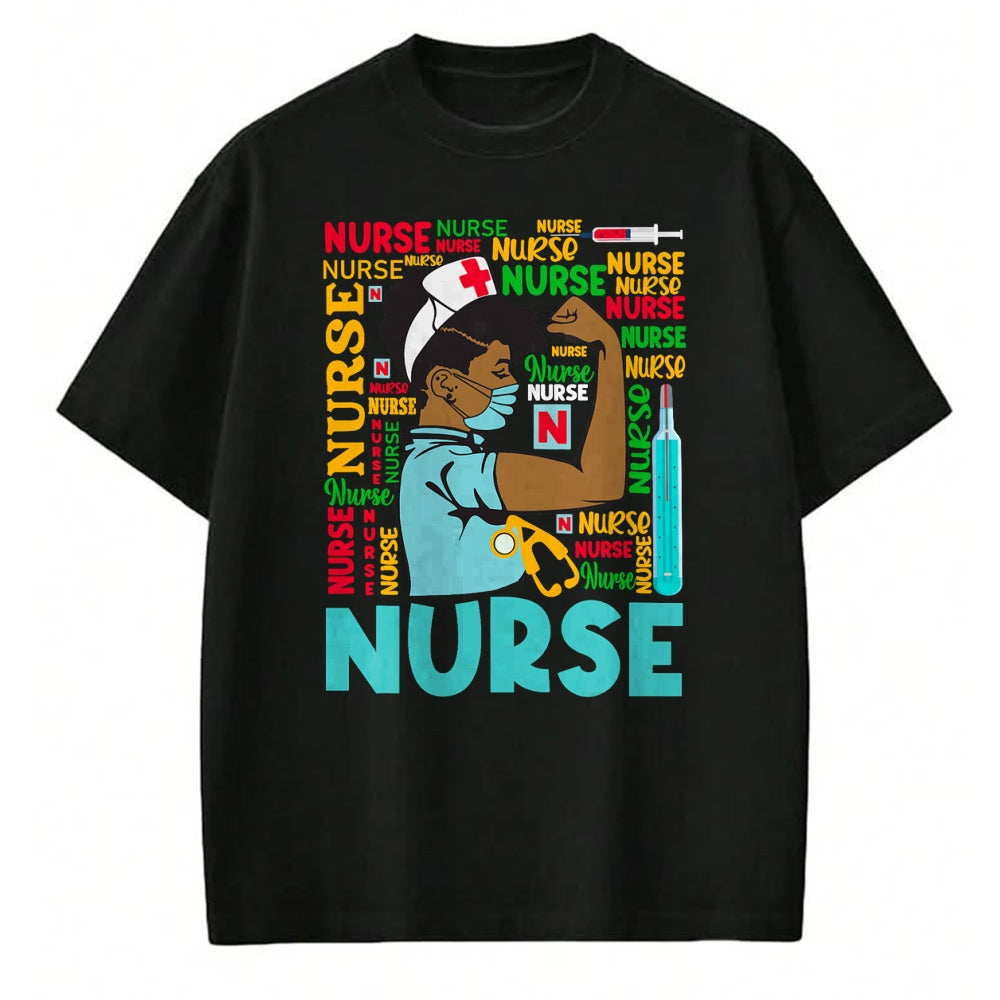 Funny Nurse Shirt, Nurse Unisex T-Shirt/Hoodie/Sweatshirt HLT00 - Womens Dy Black Nurse 2020 Costume Black History Month Gifts T-Shirt