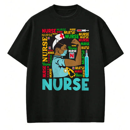 Funny Nurse Shirt, Nurse Unisex T-Shirt/Hoodie/Sweatshirt HLT00 - Womens Dy Black Nurse 2020 Costume Black History Month Gifts T-Shirt