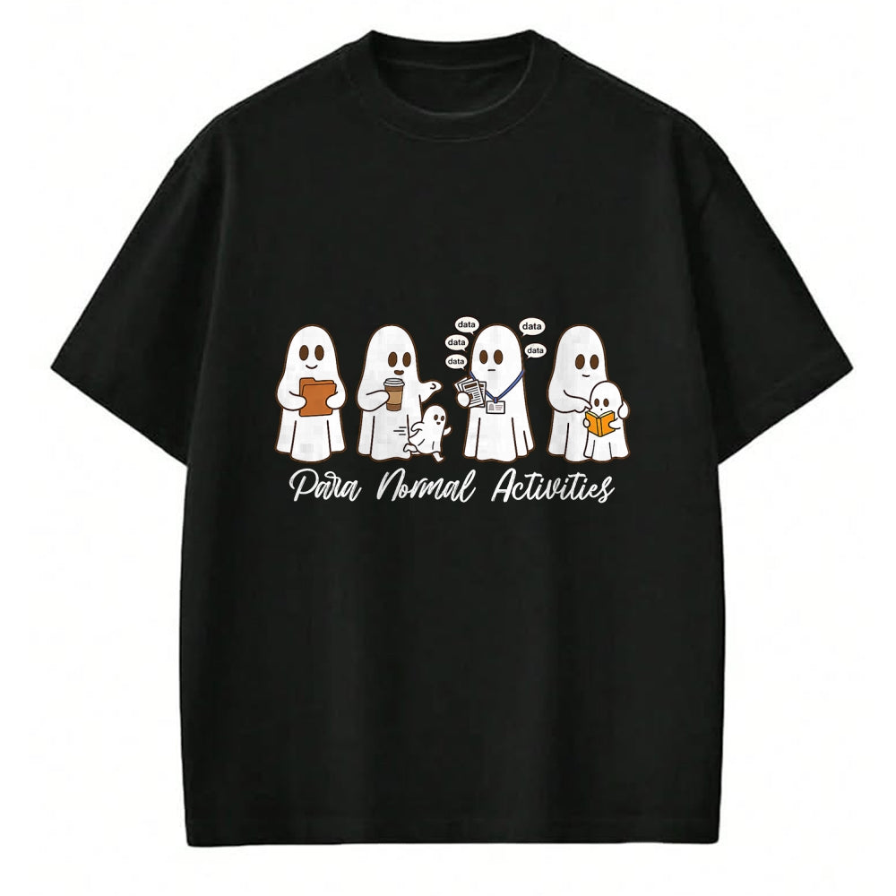 Best Teacher Shirt, Funny Teacher UnisexT-Shirt/Hoodie/Sweatshirt HLT00 - para Normal Activities SPED Teachers Ghost Fall Halloween T-Shirt (1)