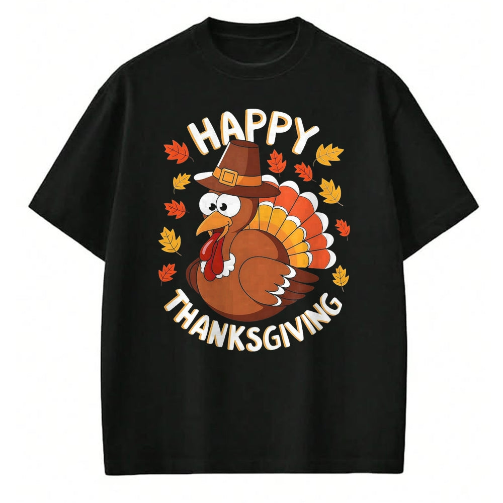Best Thanksgiving Family Shirt , Funny Thanksgiving UnisexT-Shirt/Hoodie/Sweatshirt HLT00 - Happy Thanksgiving Funny Turkey Family Dinner Thanksgiving T-Shirt, Men, Black, 3X-Large