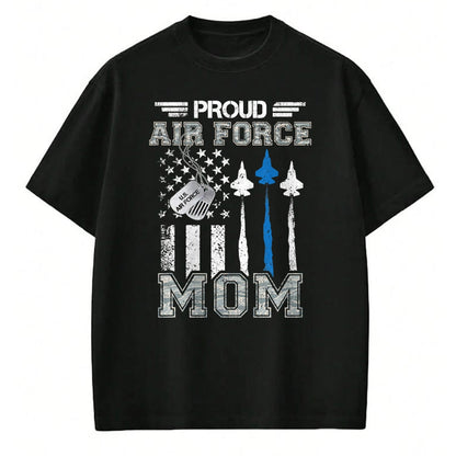 Gift for Mom Shirt, Funny Mom Unisex T-Shirt/Hoodie/Sweatshirt HLT00 - Proud Air Force Mom US Air Force Graduation Mom Gifts T-Shirt
