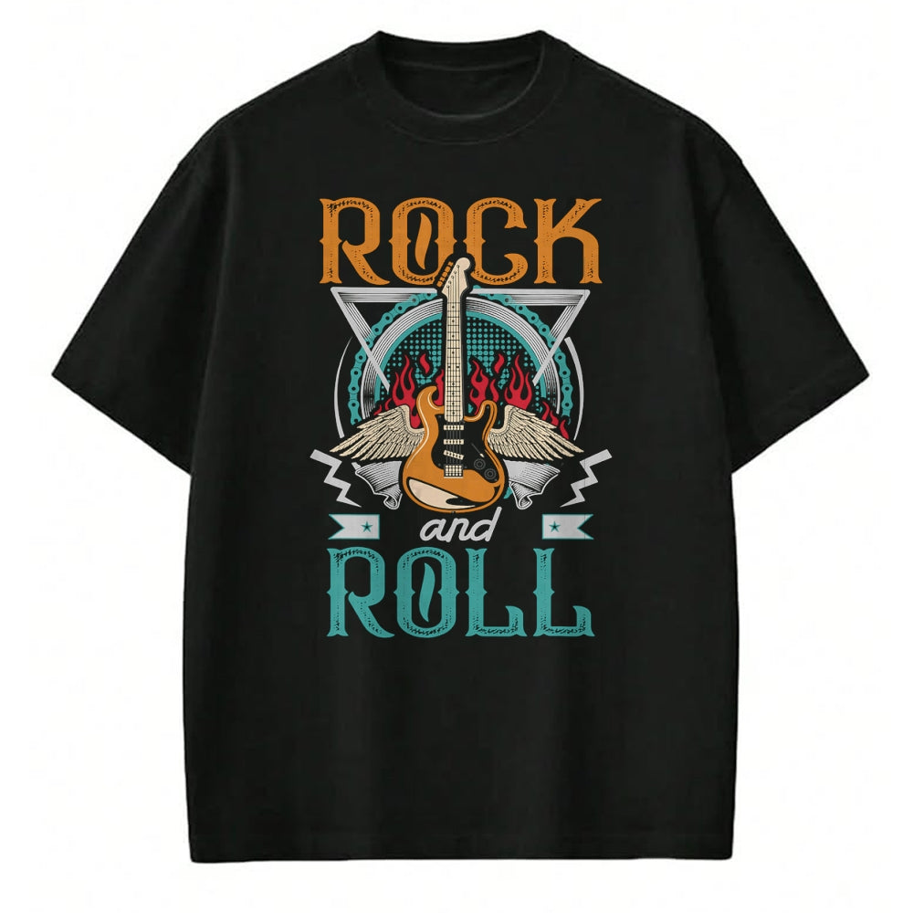 Guitar Lover Shirt, Funny Guitar UnisexT-Shirt/Hoodie/Sweatshirt HLT00 - Vintage Retro 80s Rock & Roll Music Guitar Wings T-Shirt