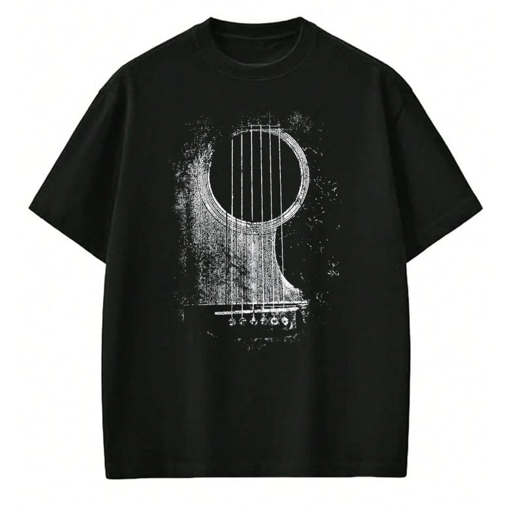 Guitar Lover Shirt, Funny Guitar UnisexT-Shirt/Hoodie/Sweatshirt HLT00 - Acoustic Guitar Player Six String Classic Rock & Roll T-Shirt, Men, Black, 3X-Large