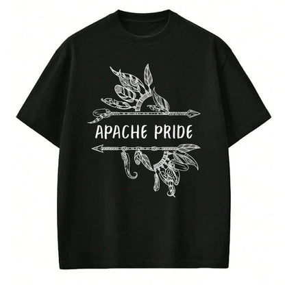 Native American T-Shirts, Vintage Native American Unisex T-Shirt/Hoodie/Sweatshirt HLT00 - Apache Pride Indian Native American Roots