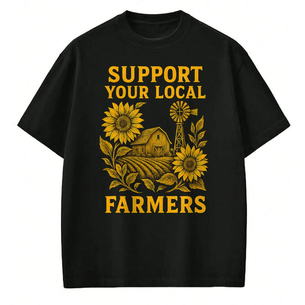 Best Farmer Life Shirt, Funny Farmer UnisexT-Shirt/Hoodie/Sweatshirt HLT00 - Support Your Local Farmers Rustic Agriculture Pride Organic T-Shirt