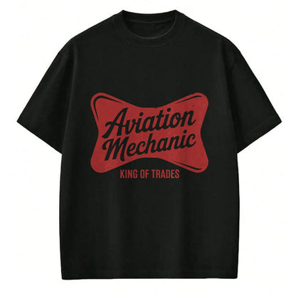 Best Mechanic Life Shirt, Funny Mechanic UnisexT-Shirt/Hoodie/Sweatshirt HLT00 - Aviation Mechanic King of Trades, Aircraft Plane Maintenance Long Sleeve T-Shirt