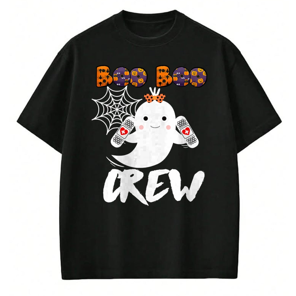 Funny Nurse Shirt, Nurse Unisex T-Shirt/Hoodie/Sweatshirt HLT00 - Boo Boo Crew Nurse Shirt Funny Halloween Costume Fun Gift T-Shirt (1)