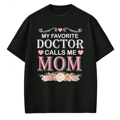 Christmas Shirts for Family, Funny christmas shirts, Christmas Unisex T-Shirt/Hoodie/Sweatshirt HLT00 - Doctor Calls Me Mom Medical School Students T-Shirt