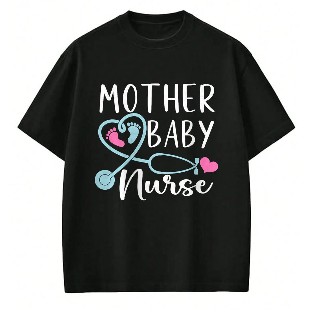 Funny Nurse Shirt, Nurse Unisex T-Shirt/Hoodie/Sweatshirt HLT00 - Postpartum Mother Baby Nurse Mom Baby Postpartum Nursing T-Shirt