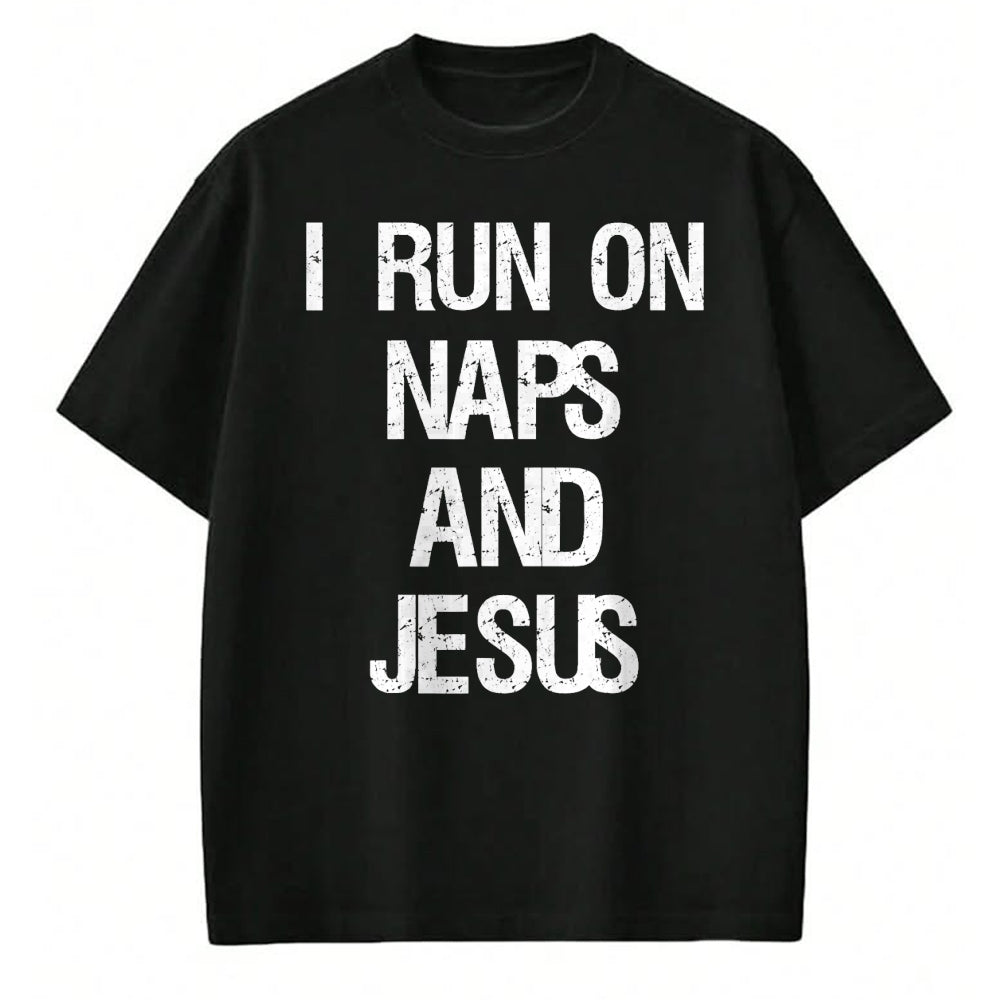 Christian Tee, Christian Faith Unisex T-Shirt/Hoodie/Sweatshirt HLT00 - Funny Run On Nap & Jesus Christ Sayings Christian T-Shirt (2)