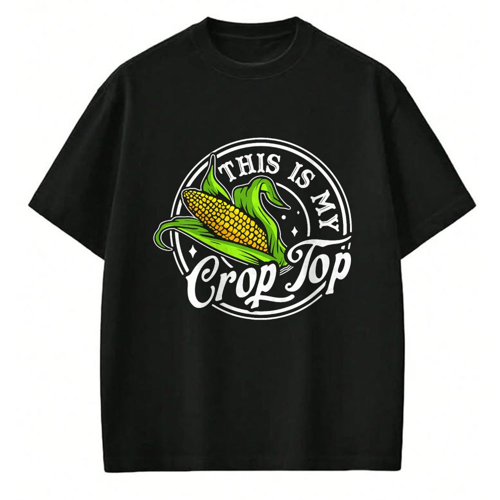 Best Farmer Life Shirt, Funny Farmer UnisexT-Shirt/Hoodie/Sweatshirt HLT00 - Womens This is My Crop Top Funny Farmer Farming Corn T-Shirt