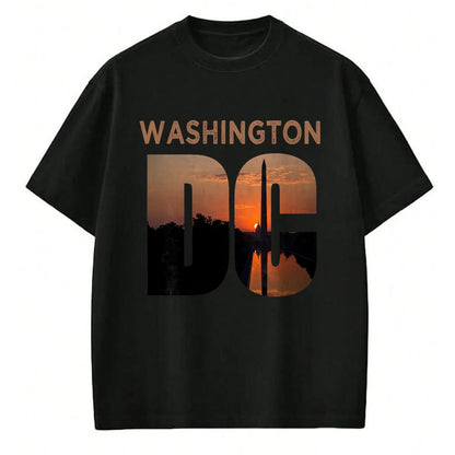 Gift for Dad Shirt, Funny Dad Unisex T-Shirt/Hoodie/Sweatshirt HLT00 – Washington DC Monument Skyline Art Vacation Souvenir Gift T-Shirt