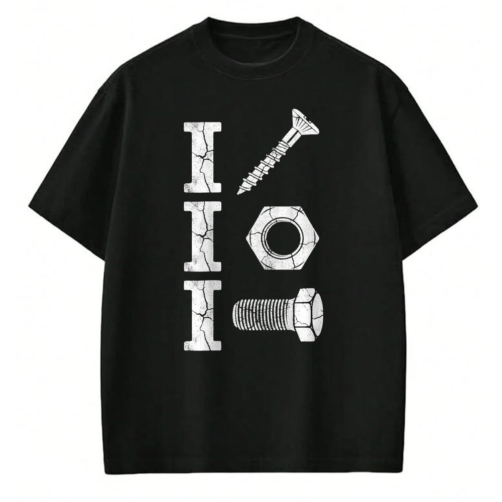 Best Mechanic Life Shirt, Funny Mechanic UnisexT-Shirt/Hoodie/Sweatshirt HLT00 - I Screw I Nut I Bolt Proud Car Auto Mechanic Mens (ON Back) T-Shirt