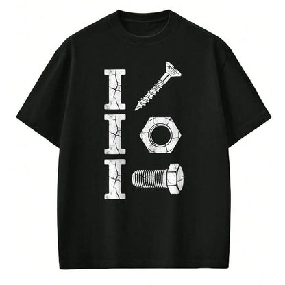 Best Mechanic Life Shirt, Funny Mechanic UnisexT-Shirt/Hoodie/Sweatshirt HLT00 - I Screw I Nut I Bolt Proud Car Auto Mechanic Mens (ON Back) T-Shirt