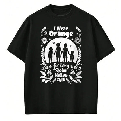 Native American T-Shirts, Vintage Native American Unisex T-Shirt/Hoodie/Sweatshirt HLT00 - I Wear Orange For Every American Native Child Indian Pride (1)