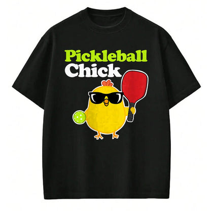 Funny Pickleball Shirt, Pickleball Lover Unisex T-Shirt/Hoodie/Sweatshirt HLT00 - Pickleball Chick T-Shirt