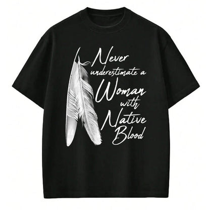 Native American T-Shirts, Vintage Native American Unisex T-Shirt/Hoodie/Sweatshirt HLT00 - Native American A Woman With Native Blood American Indian