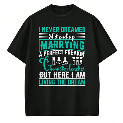 Best Wife Shirt, Wife and Husband Unisex T-Shirt/Hoodie/Sweatshirt HLT00 - Chemistry teacher husband gifts from perfect awesome wife Long Sleeve T-Shirt