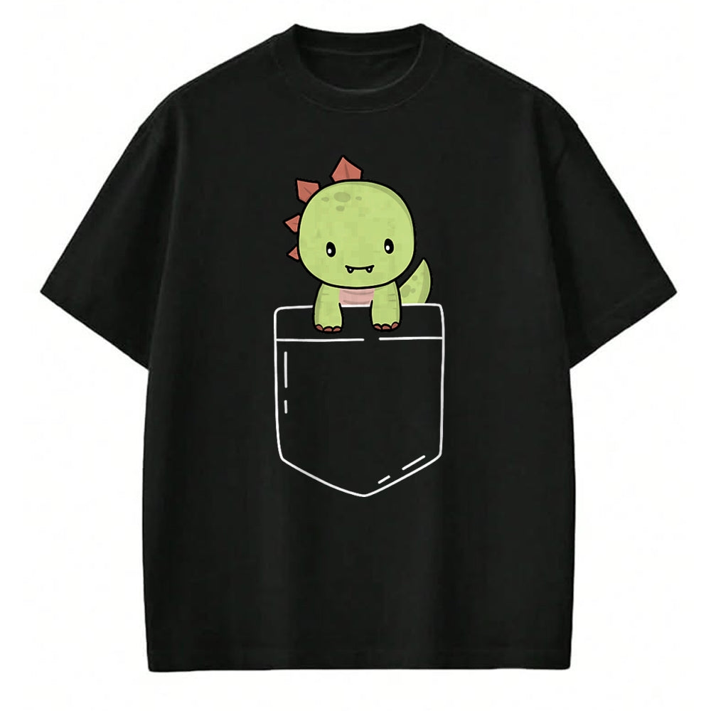 Best Dinosaur Lover Shirt, Funny Dinosaur UnisexT-Shirt/Hoodie/Sweatshirt HLT00 - Cute T-Rex In Pocket Tyrannosaurus Rex Kawaii Dinosaur Lover T-Shirt