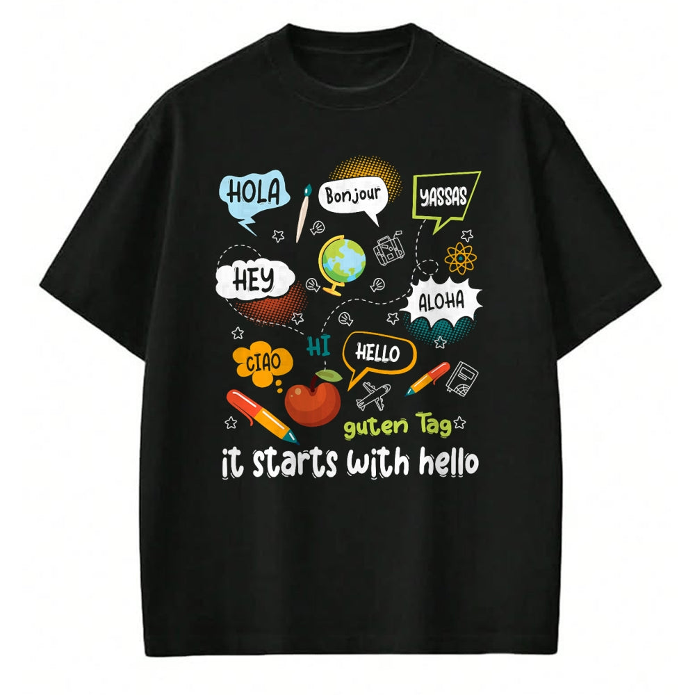 Best Teacher Shirt, Funny Teacher UnisexT-Shirt/Hoodie/Sweatshirt HLT00 - Fri-Yay Happy Friday Funny Weekend Teacher Back to School T-Shirt, Men, Black, 3X-Large