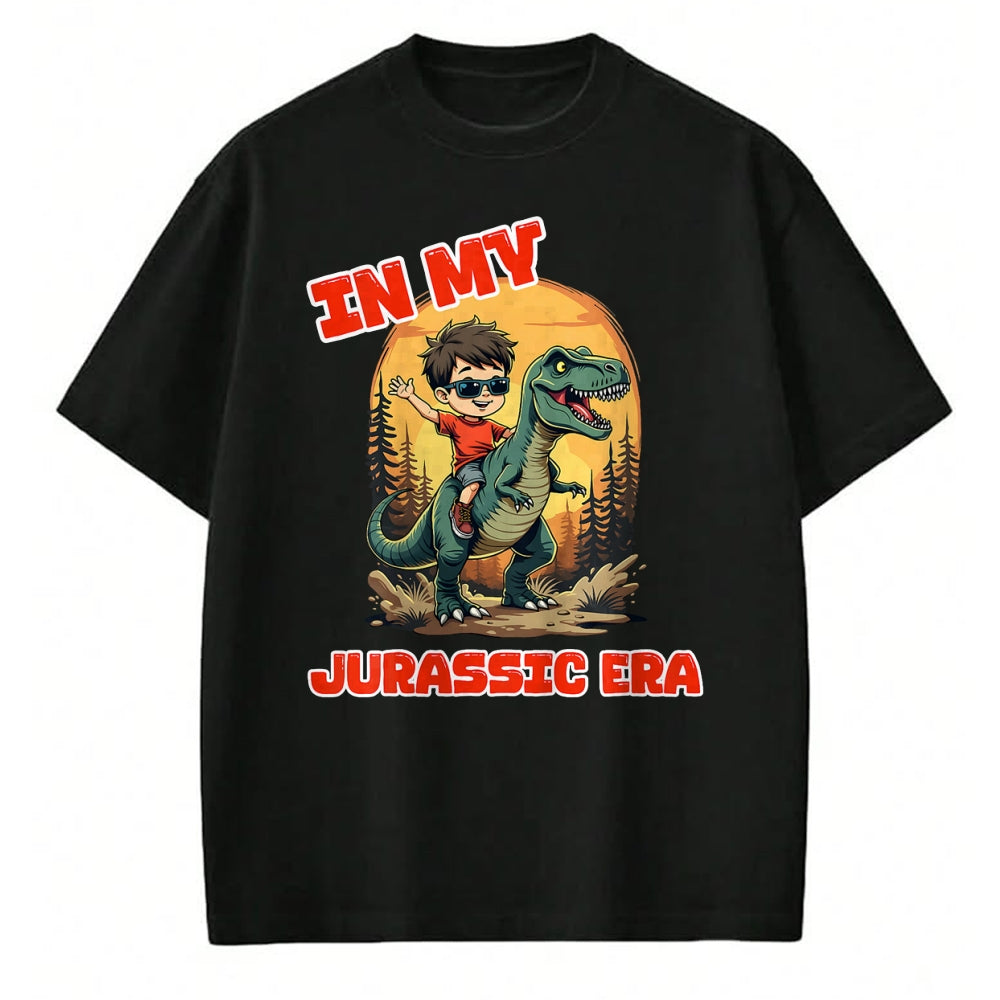 Best Dinosaur Lover Shirt, Funny Dinosaur UnisexT-Shirt/Hoodie/Sweatshirt HLT00 - Kids In My Jurassic Era Boys Dinosaur Kids Birthday T-Rex T-Shirt