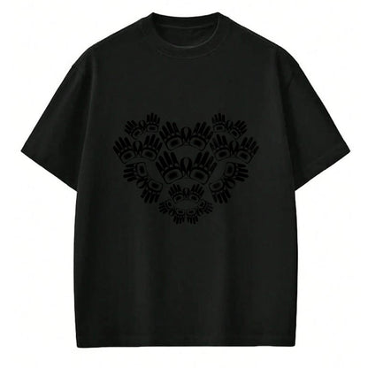 Native American T-Shirts, Vintage Native American Unisex T-Shirt/Hoodie/Sweatshirt HLT00 - Orange Hand MMIW Awareness Indigenous Woman Stolen Sisters