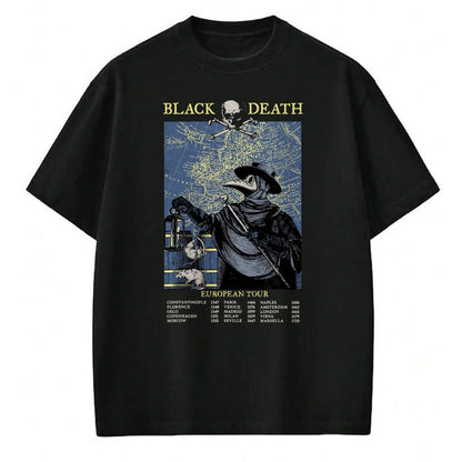 Best Doctor Shirt, Funny Doctor UnisexT-Shirt/Hoodie/Sweatshirt HLT00 - Plague Mask Doctor Plague Black Death European Tour T-Shirt