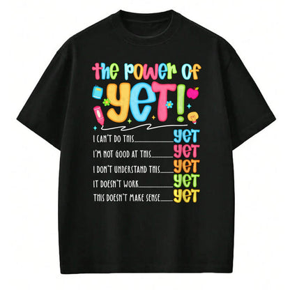 Best Teacher Shirt, Funny Teacher UnisexT-Shirt/Hoodie/Sweatshirt HLT00 - Growth Mindset Teacher Kindness Power of Yet Inspirational T-Shirt