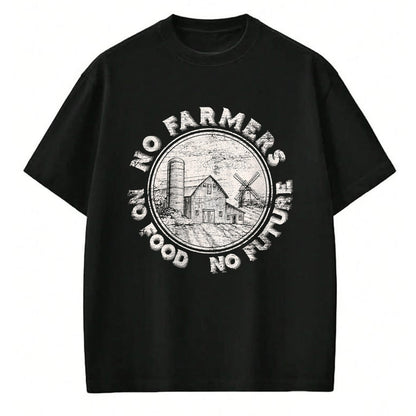 Best Farmer Life Shirt, Funny Farmer UnisexT-Shirt/Hoodie/Sweatshirt HLT00 - No Farmers No Food No Future T-Shirt Small