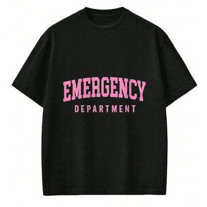 Best Doctor Shirt, Funny Doctor UnisexT-Shirt/Hoodie/Sweatshirt HLT00 - ER Nurses Emergency Department Nurses ER Doctor Retro Pink T-Shirt, Men, Black, 3X-Large