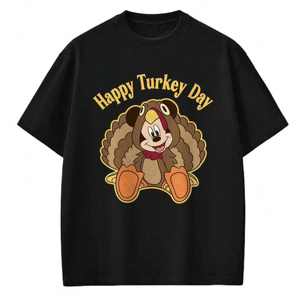 Best Thanksgiving Family Shirt , Funny Thanksgiving UnisexT-Shirt/Hoodie/Sweatshirt HLT00 - Disney Mickey and Friends Thanksgiving Mickey Turkey T-Shirt