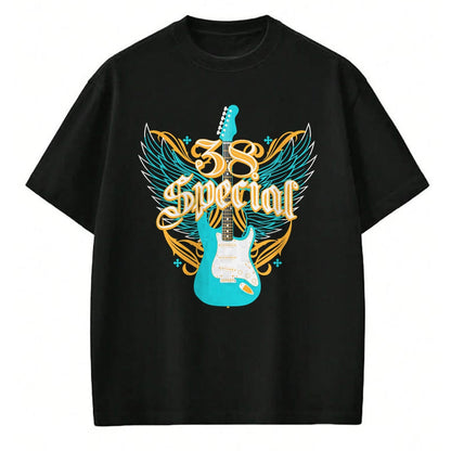 Guitar Lover Shirt, Funny Guitar UnisexT-Shirt/Hoodie/Sweatshirt HLT00 - 38 Special Guitar Wings T-Shirt