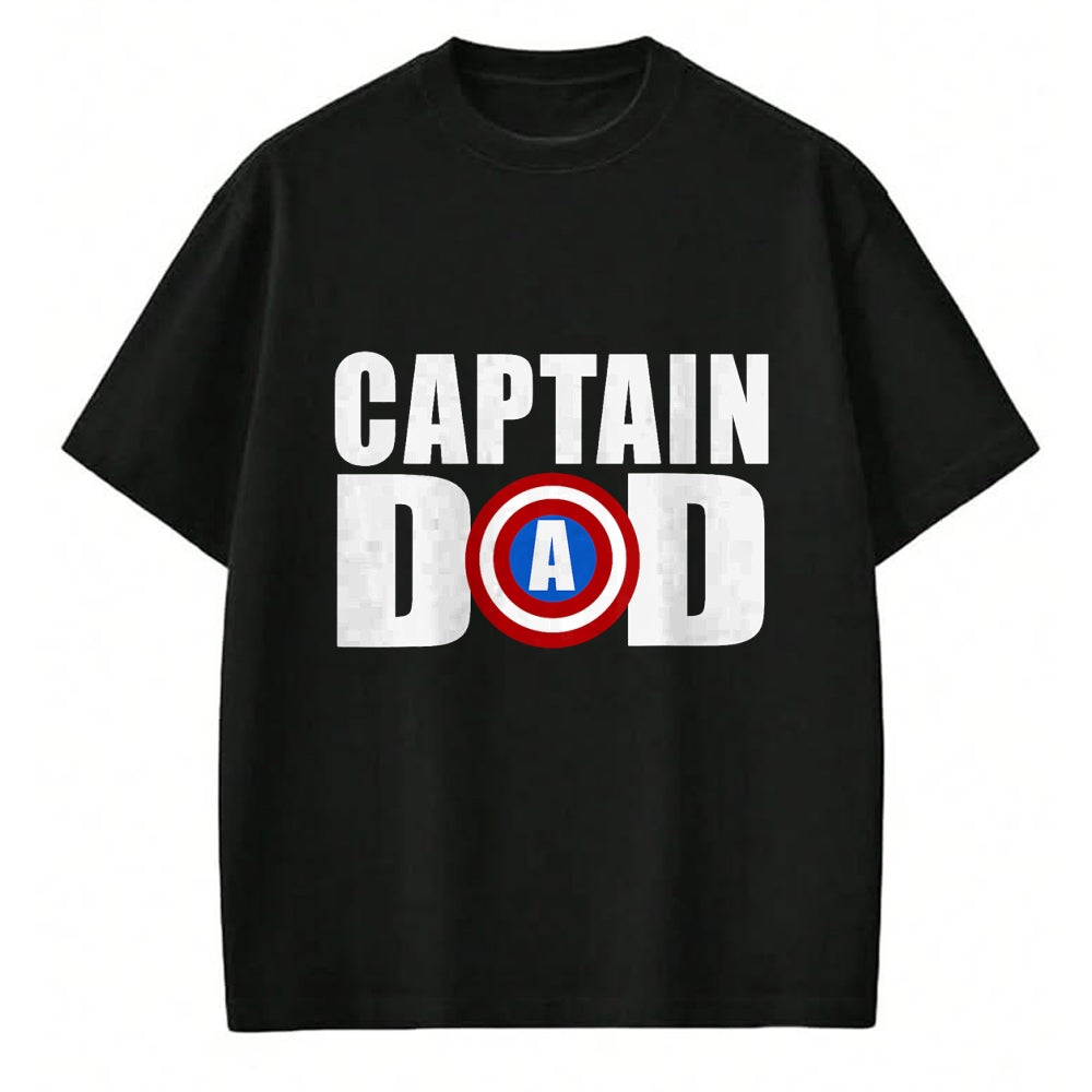 Gift for Dad Shirt, Funny Dad Unisex T-Shirt/Hoodie/Sweatshirt HLT00 – Funny Super Captain Dad Superhero Fathers Day T-Shirt