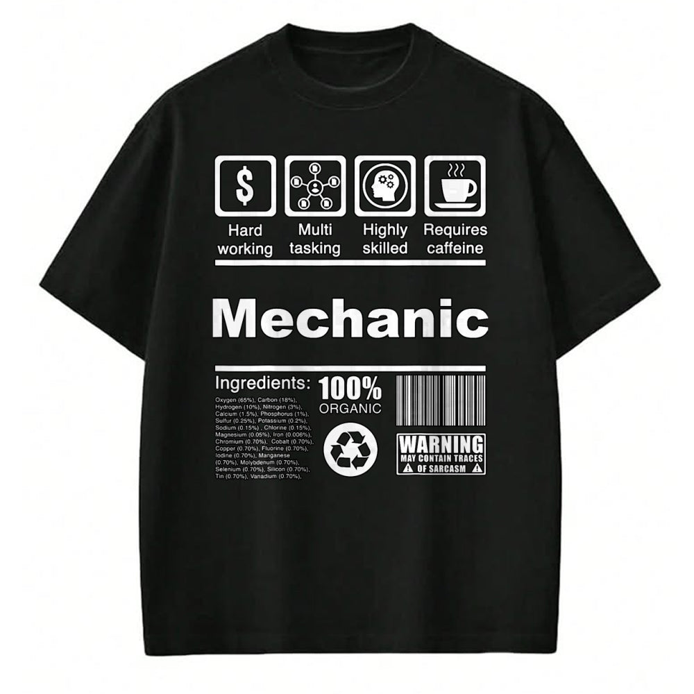 Best Mechanic Life Shirt, Funny Mechanic UnisexT-Shirt/Hoodie/Sweatshirt HLT00 - Mechanic Funny Nutritional Facts - For Mechanics T-Shirt