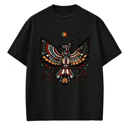 Native American T-Shirts, Vintage Native American Unisex T-Shirt/Hoodie/Sweatshirt HLT00 - Thunderbird Native American Tribal Art (2)