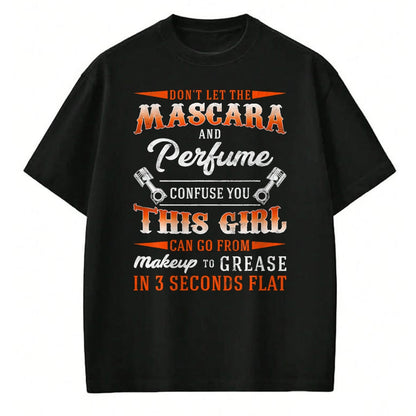 Best Mechanic Life Shirt, Funny Mechanic UnisexT-Shirt/Hoodie/Sweatshirt HLT00 - Mascara and Perfume I'm A Female Mechanic Sarcasm Gift T-Shirt