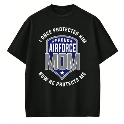 Gift for Mom Shirt, Funny Mom Unisex T-Shirt/Hoodie/Sweatshirt HLT00 - Proud Airforce mom Protect Sons T-Shirts T-Shirt