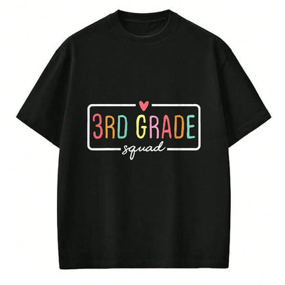 Best Teacher Shirt, Funny Teacher UnisexT-Shirt/Hoodie/Sweatshirt HLT00 - 3rd Grade Team Crew Third Grade Squad Back to School Teacher T-Shirt