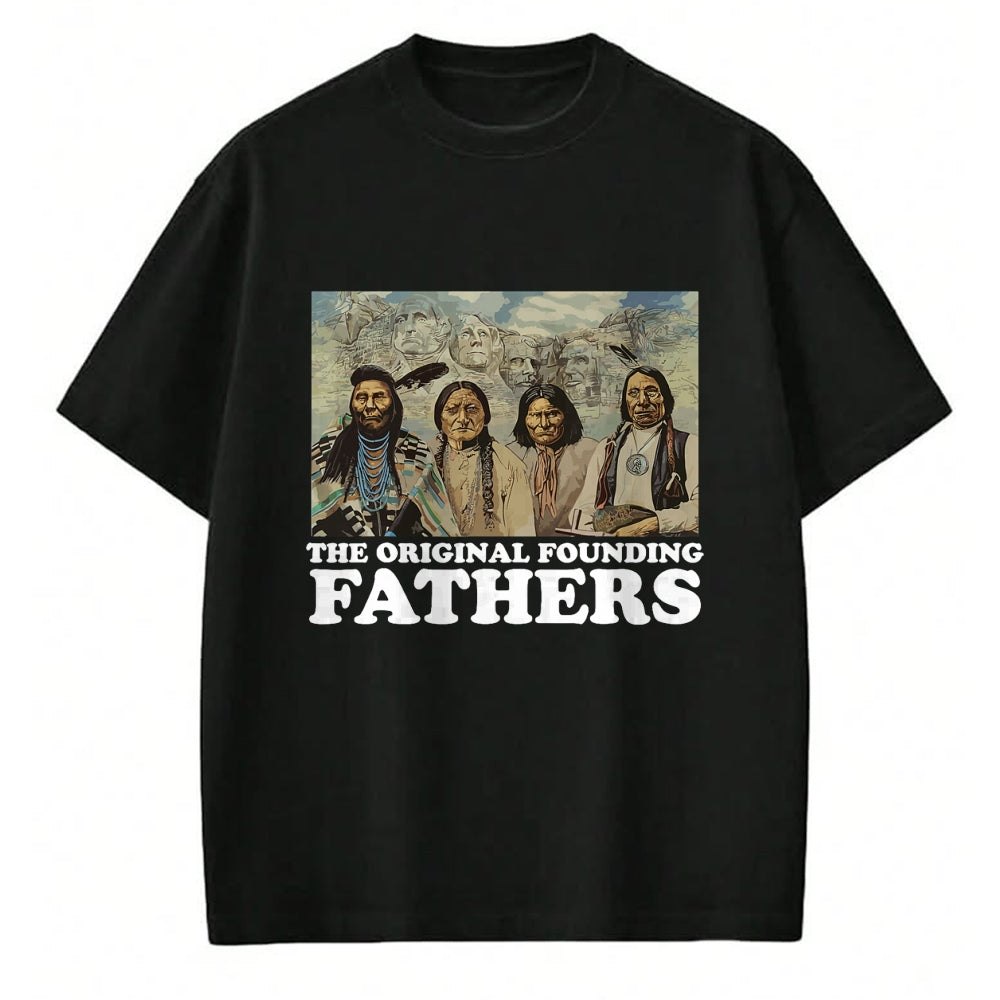 Native American T-Shirts, Vintage Native American Unisex T-Shirt/Hoodie/Sweatshirt HLT00 - The Original Founding Fathers Native American