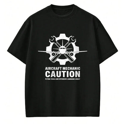 Best Mechanic Life Shirt, Funny Mechanic UnisexT-Shirt/Hoodie/Sweatshirt HLT00 - Aviation Technician, Aircraft Mechanic Caution Flying Tools T-Shirt