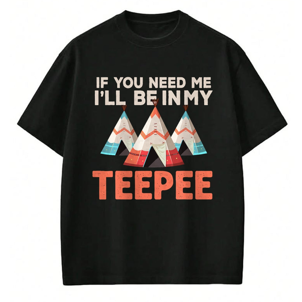 Native American T-Shirts, Vintage Native American Unisex T-Shirt/Hoodie/Sweatshirt HLT00 - Vintage Native American Teepee Indian