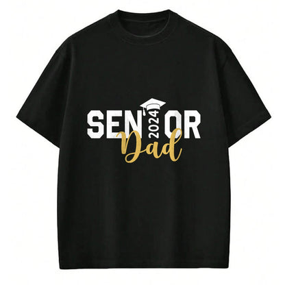 Gift for Dad Shirt, Funny Dad Unisex T-Shirt/Hoodie/Sweatshirt HLT00 – Proud Senior Dad 2024 Senior 2024 Dad Class Of 2024 Father T-Shirt