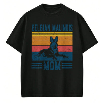Dog Love Shirt, Dog Lover Gift T-Shirt/Hoodie/Sweatshirt HLT00 - Dog Belgian Malinois Mom - Vintage Belgian Malinois Mom T-Shirt