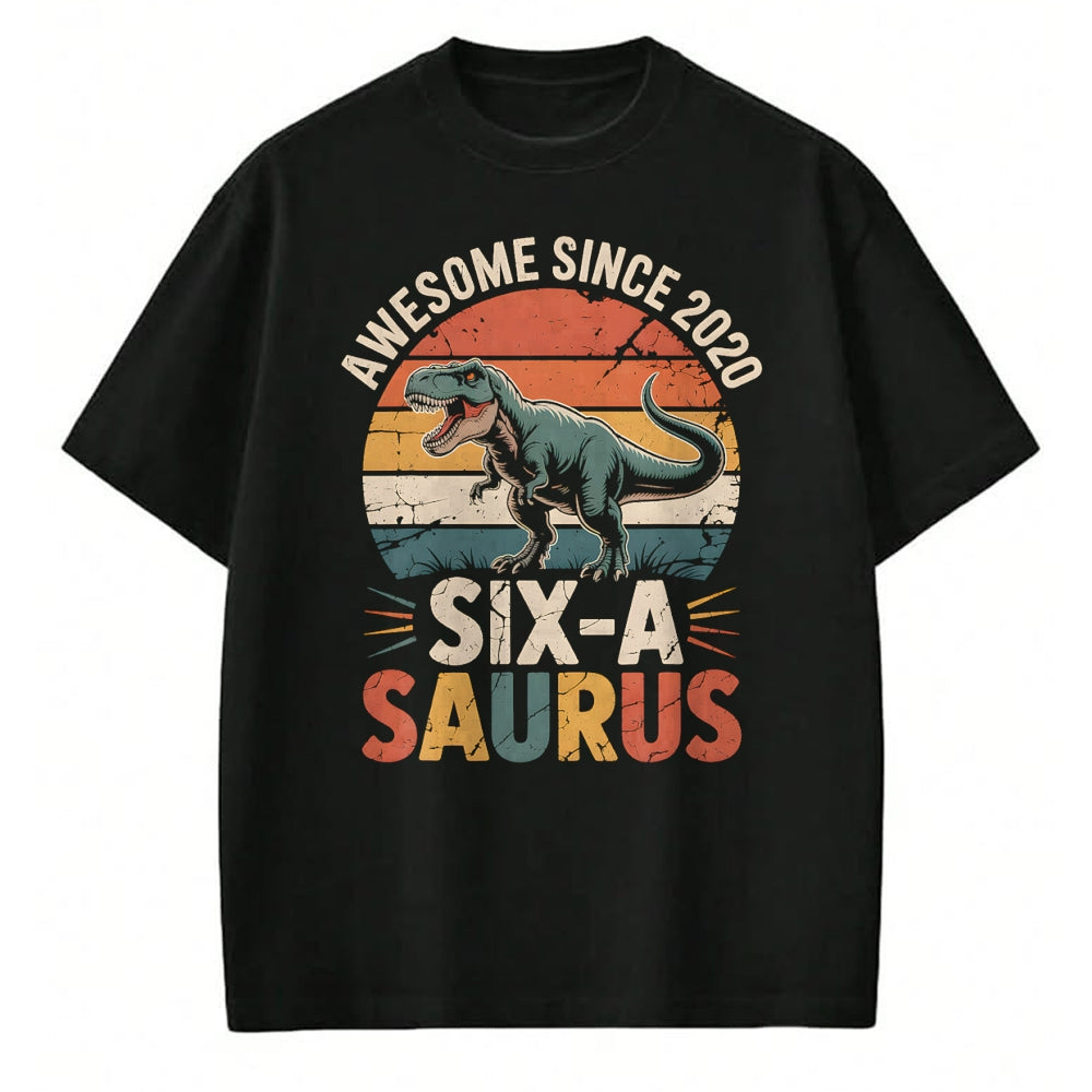 Best Dinosaur Lover Shirt, Funny Dinosaur UnisexT-Shirt/Hoodie/Sweatshirt HLT00 - 6 Year Old Dinosaur 6th Birthday Gift Trex Dino Six Saurus T-Shirt