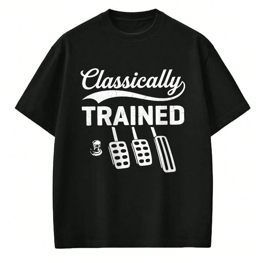 Best Mechanic Life Shirt, Funny Mechanic UnisexT-Shirt/Hoodie/Sweatshirt HLT00 - Classically Trained with Dimmer Manual Car Pedals Driving T-Shirt