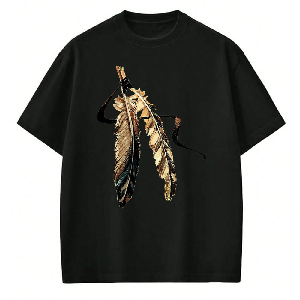Native American T-Shirts, Vintage Native American Unisex T-Shirt/Hoodie/Sweatshirt HLT00 - Southwest Native American Indian Tribal Art Colorful Feather
